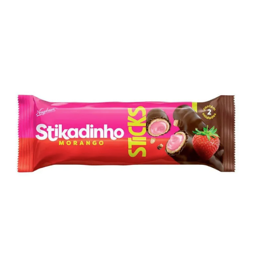 Chocolate Stickadinho Stick - Embalagem com 32G