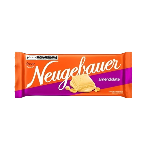 Barra Chocolate Branco com Amendoim Neugebauer 80G