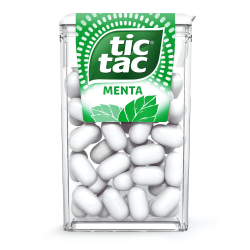 Pastilha Tic Tac Sabor Menta - Embalagem com 14,5G