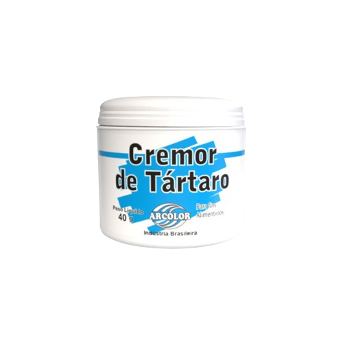 Cremor de Tártaro Arcólor - Embalagem com 40G
