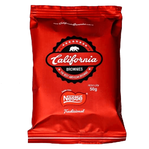 Brownie California Feito com Nestlé Tradicional - Pacote com 50G