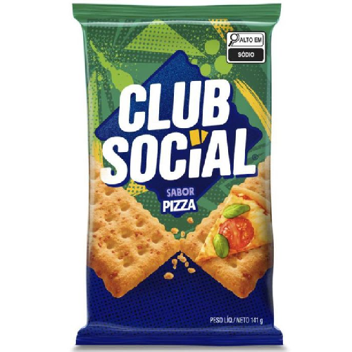 Biscoito Club Social Pizza - Embalagem com 141G