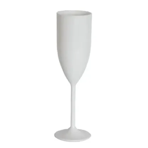 Taça de Champagne Branca - Embalagem Para 180ML