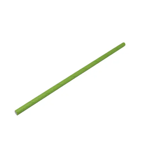 Canudo de Papel Silver Verde - Embalagem com 12 UN