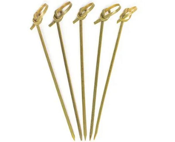 Palito de Bambu para Petisco HA219 - Pacote com 20UN