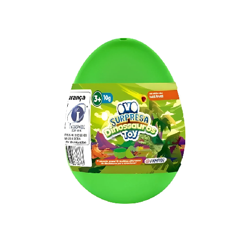 Ovo Surpresa com Dinossauro Toy 10G - 1 UN