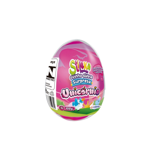 Ovinho Slime Surpresa Unicórnio 100G