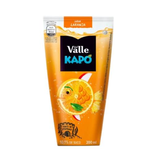 Suco Kapo Del Valle Sabor Laranja - 200ML