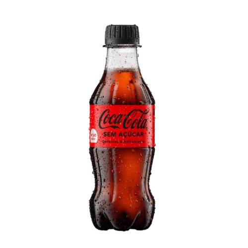 Refrigerante Coca Cola Zero Açúcar - Garrafa com 250ML