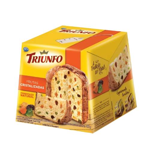 Panettone Triunfo com Frutas Cristalizadas 400G