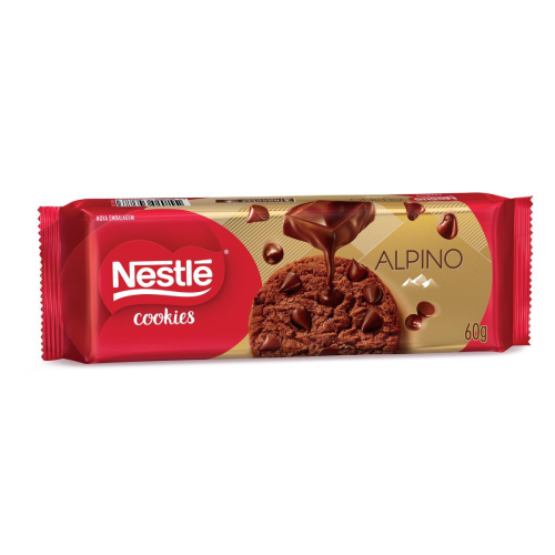 Cookie Nestlé Alpino com Gotas - Embalagem com 60G