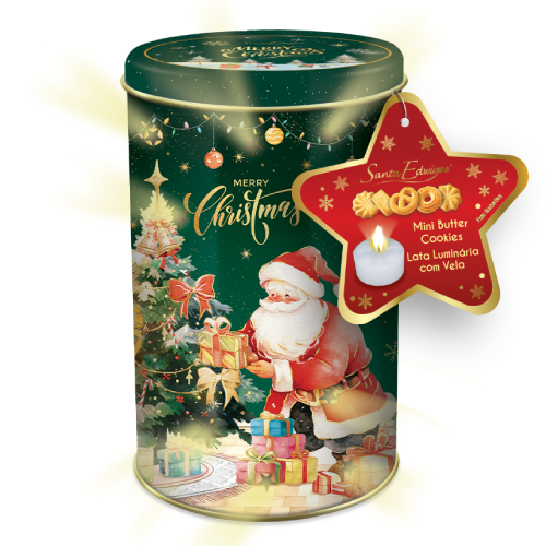 Lata Luminária Butter cookies Santa Edwiges 150G UN