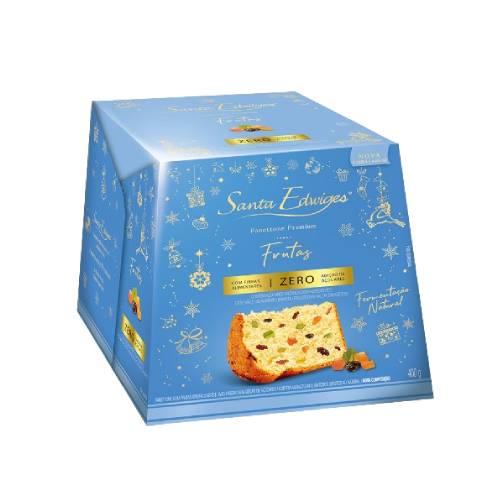 Panettone Santa Edwiges Zero Açúcar com Frutas 400G