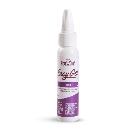 Corante Easy Gel Gran Chef Roxo - Embalagem com 25G