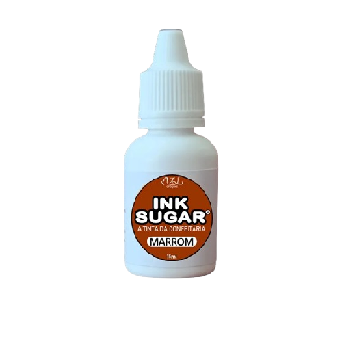 Tinta Alimentícia Ink Sugar Marrom Inverno - Embalagem com 15ML