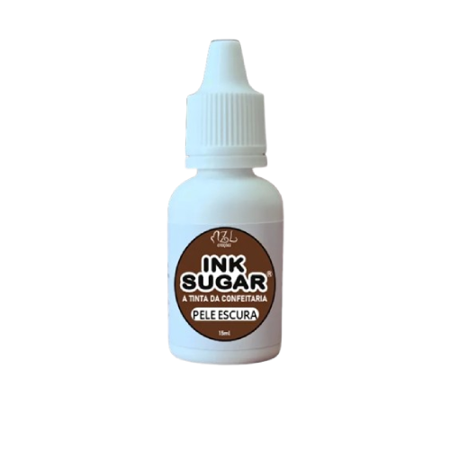 Tinta Alimentícia Ink Sugar Pele Escura - Embalagem com 15ML