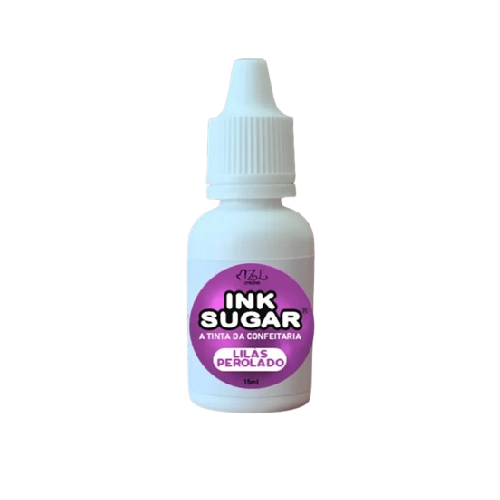 Tinta Alimentícia Ink Sugar Lilás Perolada 15ML