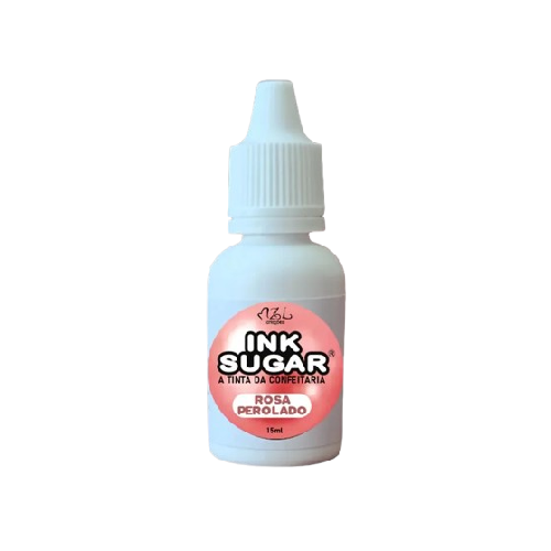 Tinta Alimentícia Ink Sugar Rosa Perolada 15ML