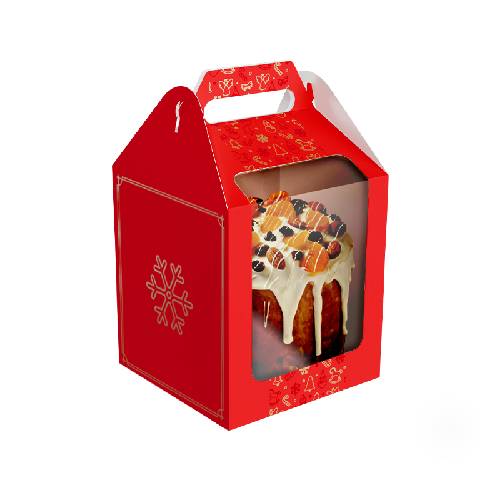 Caixa Ideia Para Panettone Clássica Merry Christmas