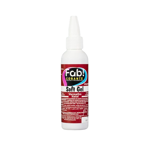 Corante Fab Soft Gel Vermelho Natal 25G