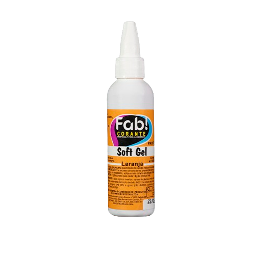 Corante Fab Soft Gel Laranja 25G