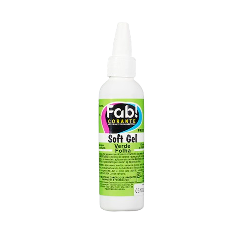 Corante Fab Soft Gel Verde Folha 25G