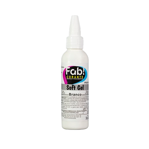 Corante Fab Soft Gel Branco 25G
