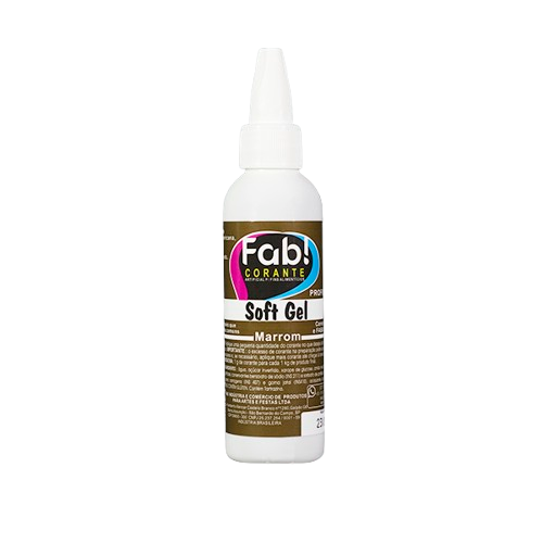 Corante Fab Soft Gel Marrom 25G