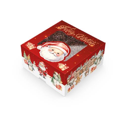 Caixa Ideia Com Visor Para 4 Doces
