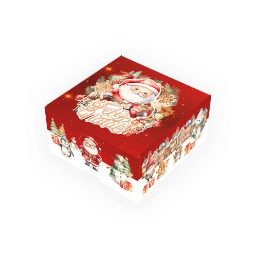 Caixa Ideia Para 4 Doces Natal Encantado
