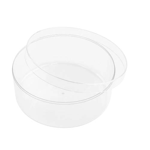 Cake Box Redonda Cristal Com Tampa - Embalagem Para 2L