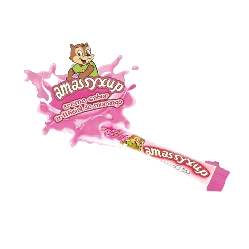 Creme Nucita Amassyxup Sabor Morango - Embalagem com 15G