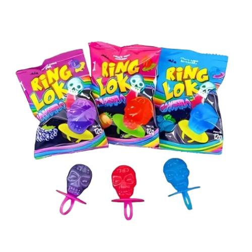 Pirulito Ring Loko Caveira 12G UN