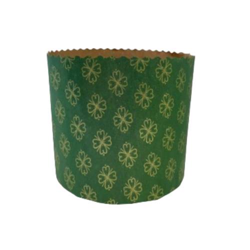 Forma Verde para Panettone 250G - 10 UN