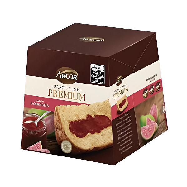 Panettone Arcor Premium Sabor Goiabada 430G