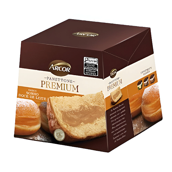 Panettone Arcor Premium Sabor Doce de Leite 430G