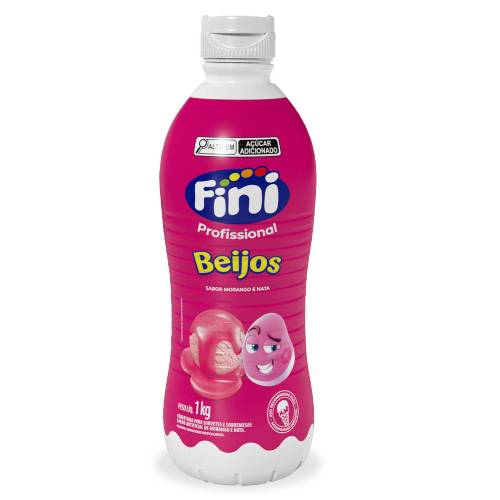Fini Calda Para Sorvete Sabor Beijos - 1KG