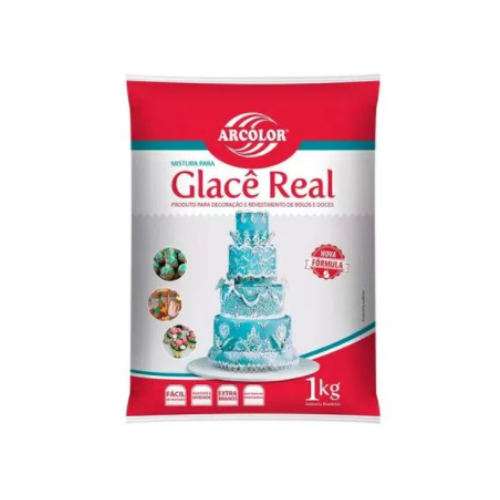 Glacê Real Arcolor - Pacote com 1KG