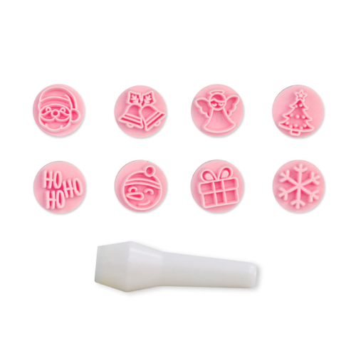 Carimbos para Doces Natal - Kit com 9 Peças