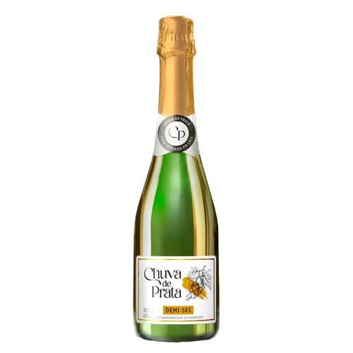 Vinho Fino Branco Demi - Sec Gaseificado Chuva de Prata - Garrafa com 660ML