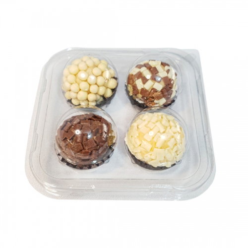 Embalagem Flip Ball com 4 Cavidades - Pacote com 5UN