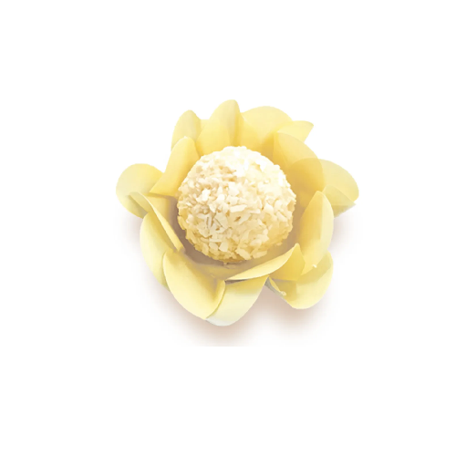 Forminha para Doces Style Amarelo Aqua - Pacote com 40UN