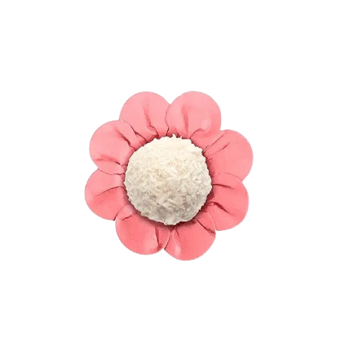 Forminha para Doces Daisy Rosa Aqua - Embalagem com 50UN