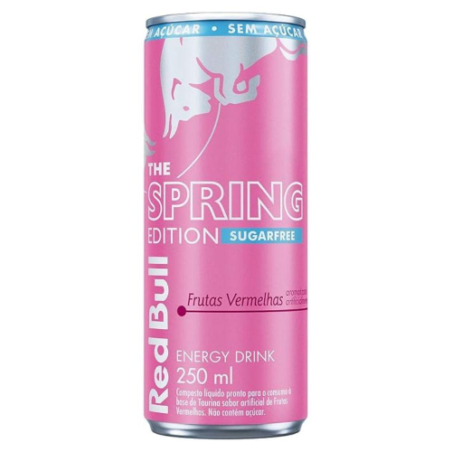 Energético Red Bull Frutas Vermelhas Sugarfree - 250ML