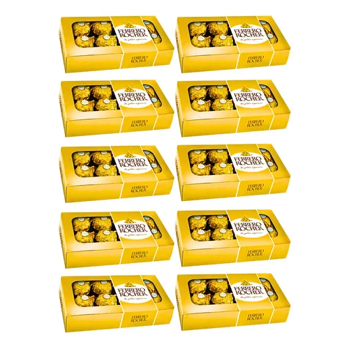 Bombom Ferrero Rocher T8 - Kit com 10UN