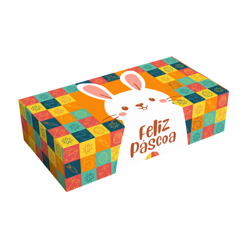Caixa Páscoa Divertida para 8 Doces