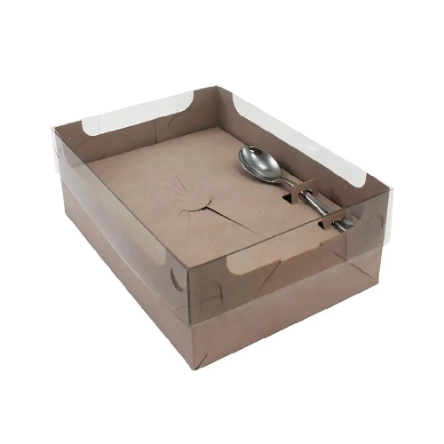 Caixa Encanto Eco Branco para Ovo de Colher 250G