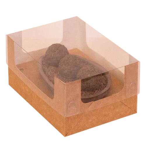 Caixa Encanto Essencial Alta Kraft para Ovo de Colher 150/250G
