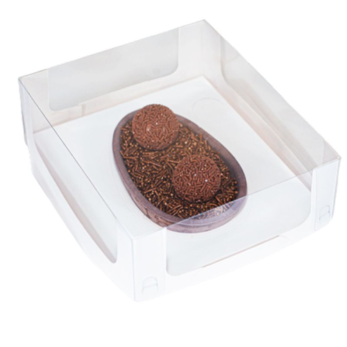 Caixa Encanto Essencial Alta Branca para Ovo de Colher 150/250G