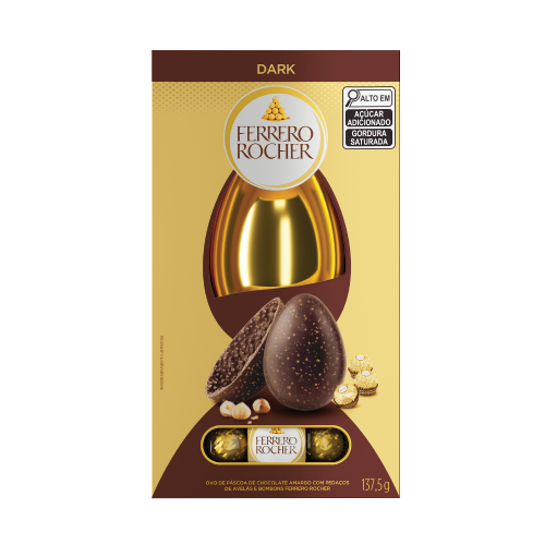 Ovo de Páscoa Ferrero Rocher Dark Box 137,5G